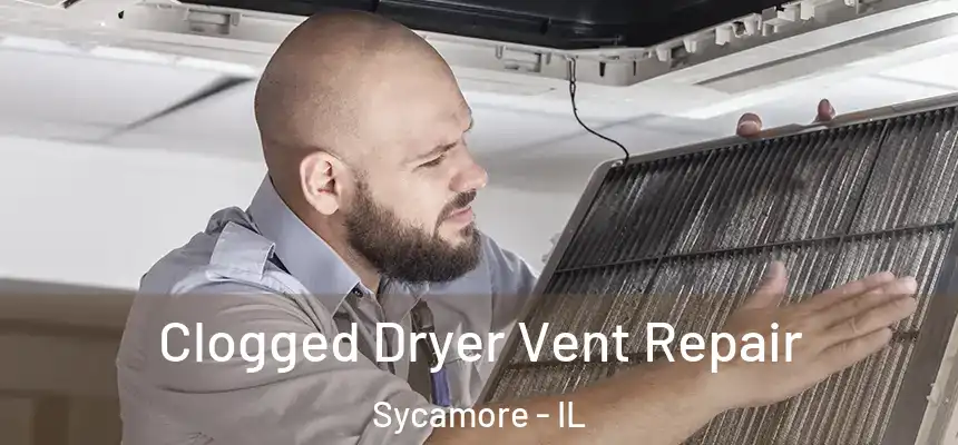  Clogged Dryer Vent Repair Sycamore - IL
